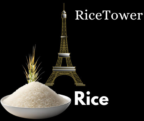 logo design of rice tower